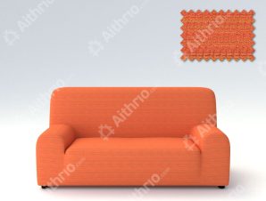 Ελαστικά καλύμματα καναπέ Ibiza-Τετραθέσιος-Πορτοκαλί -10+ Χρώματα Διαθέσιμα-Καλύμματα Σαλονιού