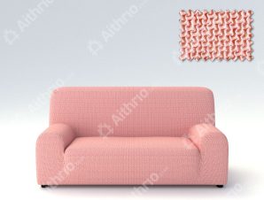 Ελαστικά Καλύμματα Προσαρμογής Σχήματος Καναπέ Alaska – C/22 Ροζ – Πολυθρόνα -10+ Χρώματα Διαθέσιμα-Καλύμματα Σαλονιού