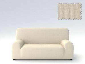 Ελαστικά καλύμματα καναπέ Peru-Τριθέσιος-Ιβουάρ -10+ Χρώματα Διαθέσιμα-Καλύμματα Σαλονιού
