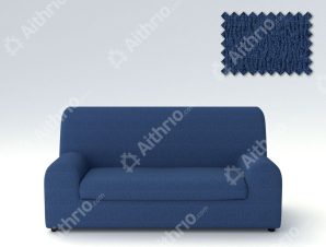 Ελαστικά καλύμματα καναπέ Ξεχωριστό Μαξιλάρι Valencia-Πολυθρόνα-Μπλε -10+ Χρώματα Διαθέσιμα-Καλύμματα Σαλονιού