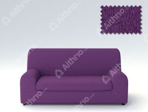 Ελαστικά καλύμματα καναπέ Ξεχωριστό Μαξιλάρι Valencia-Διθέσιος-Μωβ -10+ Χρώματα Διαθέσιμα-Καλύμματα Σαλονιού