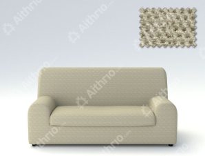 Ελαστικά καλύμματα καναπέ Ξεχωριστό Μαξιλάρι Bielastic Viena-Πολυθρόνα-Μπεζ -10+ Χρώματα Διαθέσιμα-Καλύμματα Σαλονιού