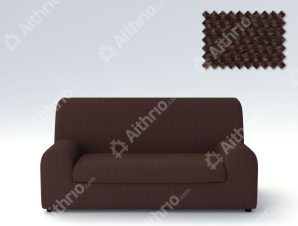 Ελαστικά καλύμματα καναπέ Ξεχωριστό Μαξιλάρι Bielastic Viena-Τετραθέσιος-Καφέ -10+ Χρώματα Διαθέσιμα-Καλύμματα Σαλονιού