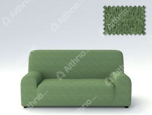 Ελαστικά καλύμματα καναπέ Valencia-Τριθέσιος-Πράσινο